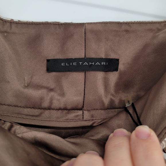 Elie Tahari NEW Jacie Mini Skirt Size 0 Luxe Edition - Picture 2 of 11